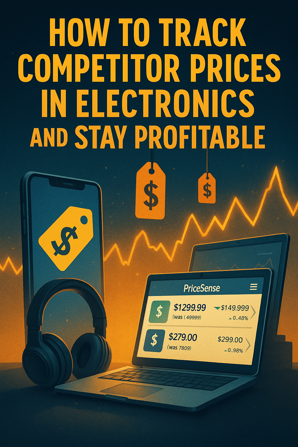 How to Track Competitor Prices in Electronics and Stay Profitable - PriceSense price tracking blog post