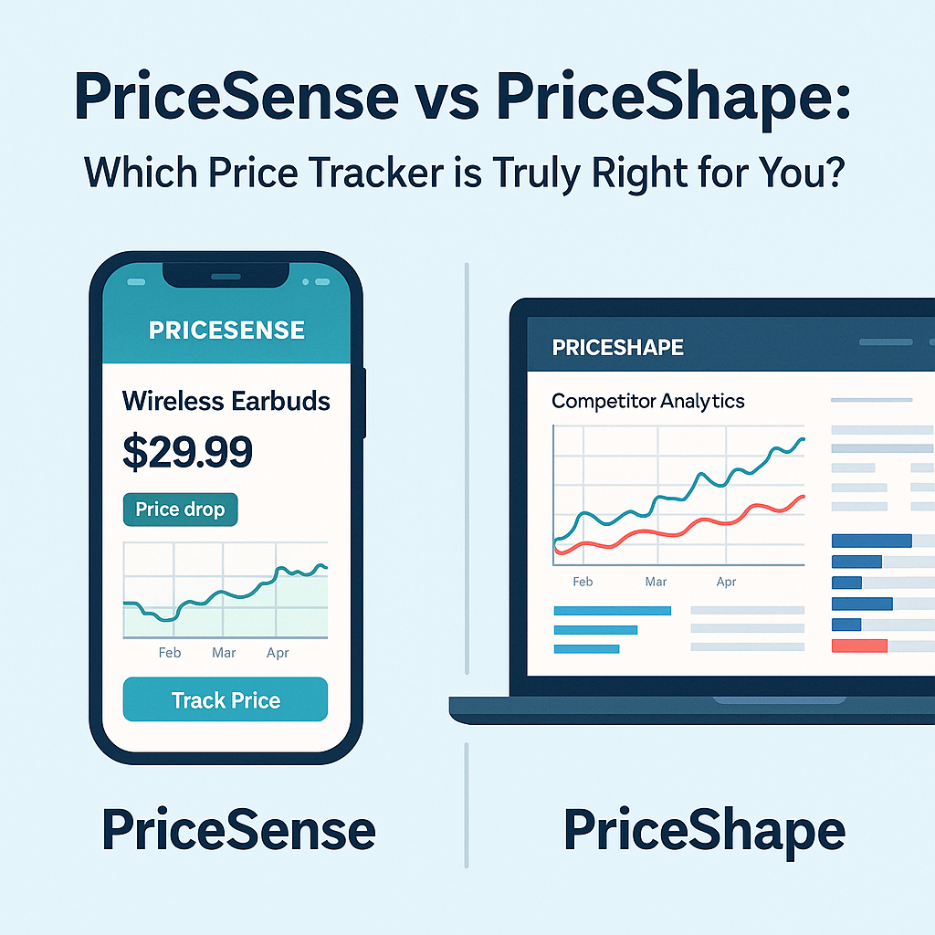 PriceSense vs PriceShape: Which Price Tracker is Truly Right for You? - PriceSense price tracking blog post