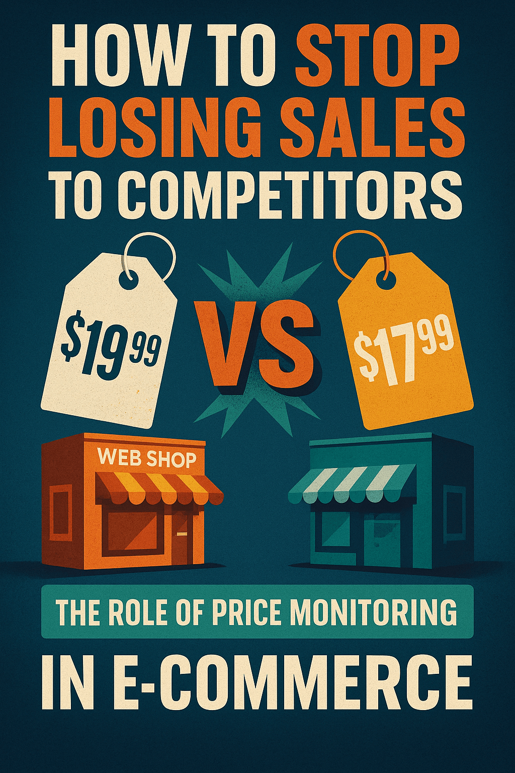 How to Stop Losing Sales to Competitors: The Role of Price Monitoring in E-Commerce - PriceSense price tracking blog post
